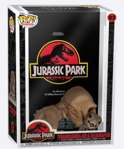 JURASSIC PARK - TYRANNOSAURUS REX & VELOCIRAPTOR - FUNKO FAIR PRE-ORDER