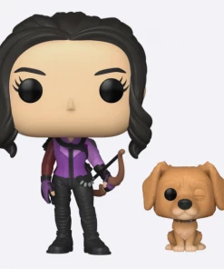 Pixie Pop Up FUNKO KATE BISHOP WITH LUCKY THE PIZZA DOG - HAWKEYE