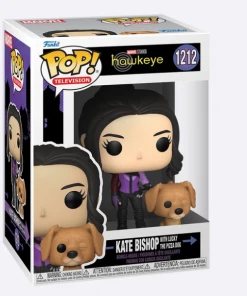 Pixie Pop Up FUNKO KATE BISHOP WITH LUCKY THE PIZZA DOG - HAWKEYE