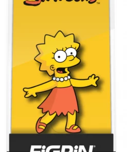 THE SIMPSONS LISA SIMPSON - FiGPiN 6 THE SIMPSONS LISA SIMPSON - FiGPiN
