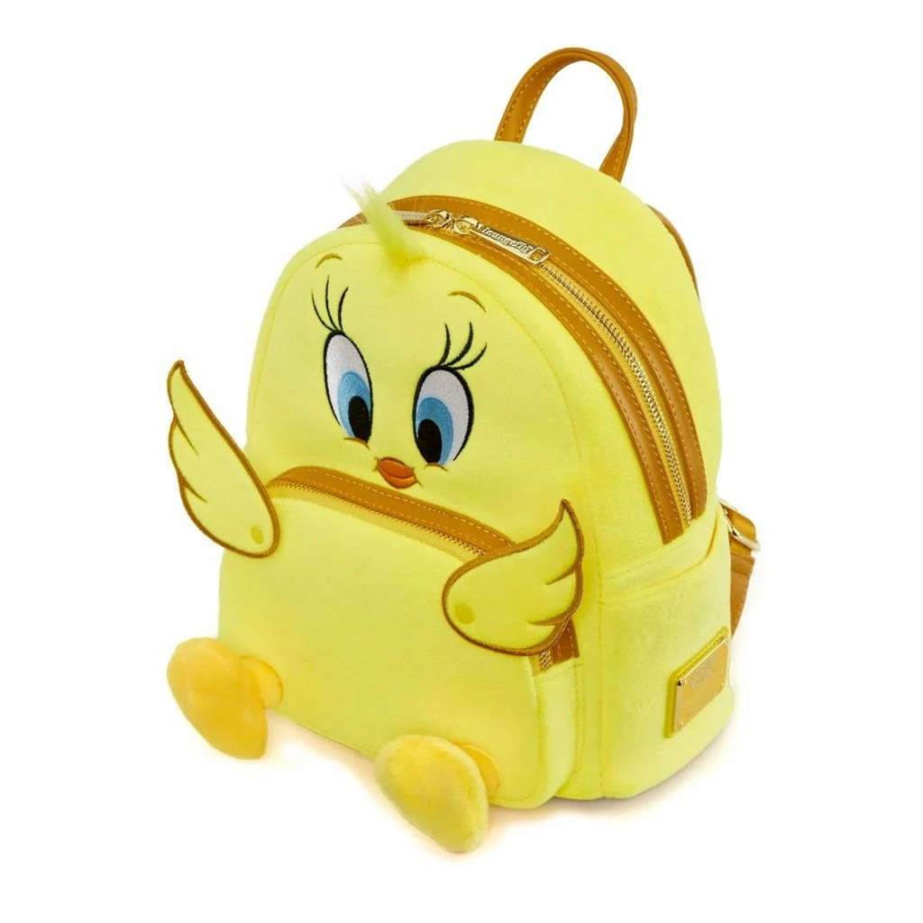 Loungefly Looney Tunes Tweety Plush Mini Backpack 5 Loungefly Looney Tunes Tweety Plush Mini Backpack