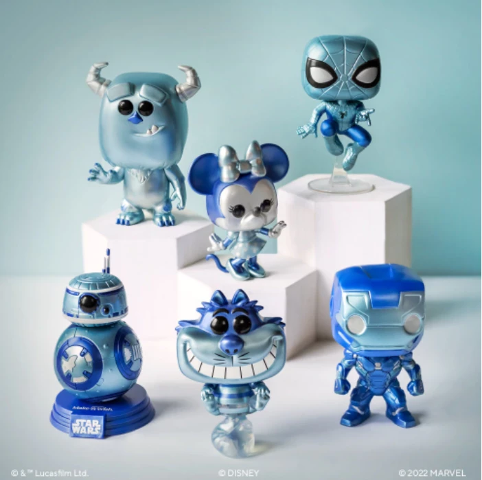 Funko MINNIE MOUSE (METALLIC) MAKE-A-WISH - DISNEY 3 Funko MINNIE MOUSE (METALLIC) MAKE-A-WISH - DISNEY