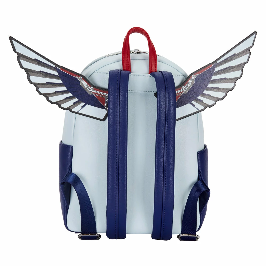 Loungefly Marvel Falcon Captain America Cosplay Mini Backpack 5 Loungefly Marvel Falcon Captain America Cosplay Mini Backpack