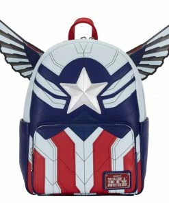 Loungefly Marvel Falcon Captain America Cosplay Mini Backpack