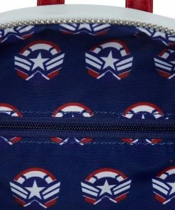 Loungefly Marvel Falcon Captain America Cosplay Mini Backpack