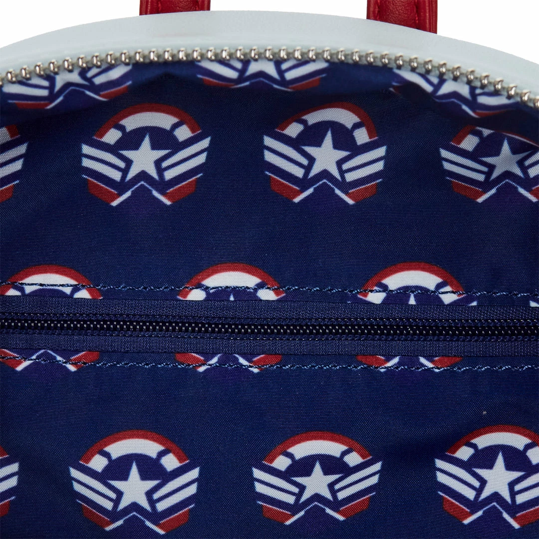 Loungefly Marvel Falcon Captain America Cosplay Mini Backpack 2 Loungefly Marvel Falcon Captain America Cosplay Mini Backpack