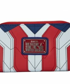 Loungefly Marvel Falcon Captain America Cosplay Zip Around Wallet
