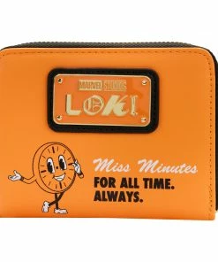 Loungefly Marvel Loki TVA Miss Minutes Zip Around Wallet 6 Loungefly Marvel Loki TVA Miss Minutes Zip Around Wallet