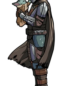 STAR WARS THE MANDALORIAN WITH GROGU - FiGPiN