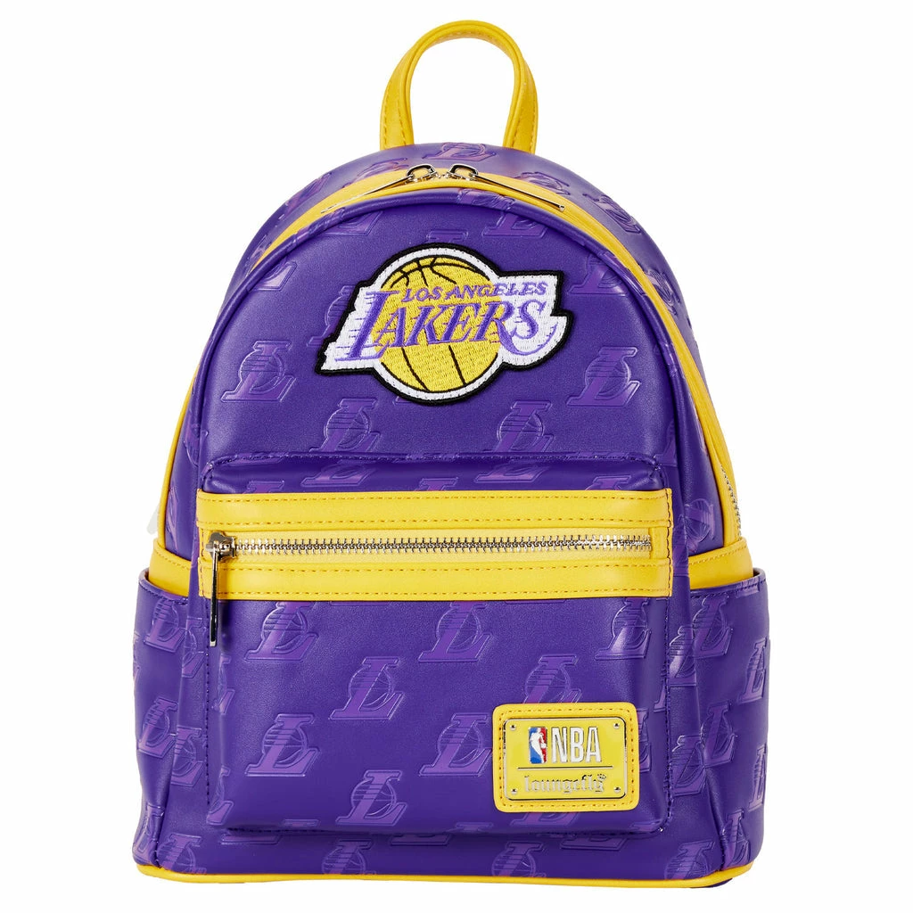 Loungefly NBA Los Angeles Lakers Logo Mini Backpack 1 Loungefly NBA Los Angeles Lakers Logo Mini Backpack