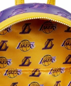 Loungefly NBA Los Angeles Lakers Logo Mini Backpack 10 Loungefly NBA Los Angeles Lakers Logo Mini Backpack