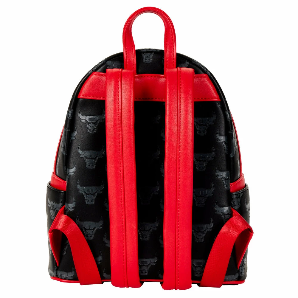 Loungefly NBA Chicago Bulls Logo Mini Backpack 6 Loungefly NBA Chicago Bulls Logo Mini Backpack