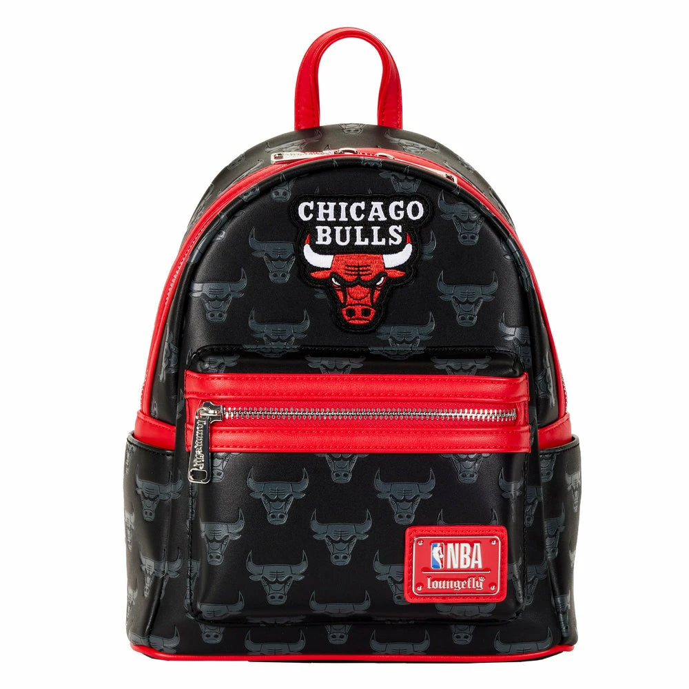 Loungefly NBA Chicago Bulls Logo Mini Backpack 1 Loungefly NBA Chicago Bulls Logo Mini Backpack