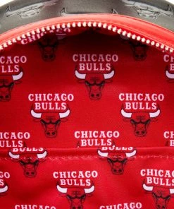 Loungefly NBA Chicago Bulls Logo Mini Backpack 10 Loungefly NBA Chicago Bulls Logo Mini Backpack