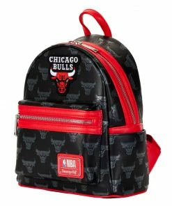 Loungefly NBA Chicago Bulls Logo Mini Backpack