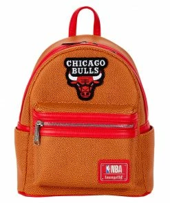 Loungefly NBA Chicago Bulls Basketball Logo Mini Backpack
