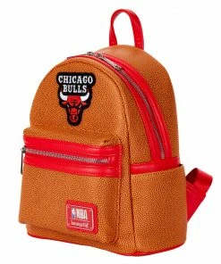 Loungefly NBA Chicago Bulls Basketball Logo Mini Backpack 7 Loungefly NBA Chicago Bulls Basketball Logo Mini Backpack