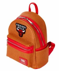 Loungefly NBA Chicago Bulls Basketball Logo Mini Backpack