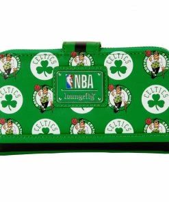 Loungefly NBA Boston Celtics Logo Zip Around Wallet