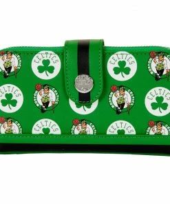 Loungefly NBA Boston Celtics Logo Zip Around Wallet