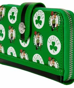 Loungefly NBA Boston Celtics Logo Zip Around Wallet