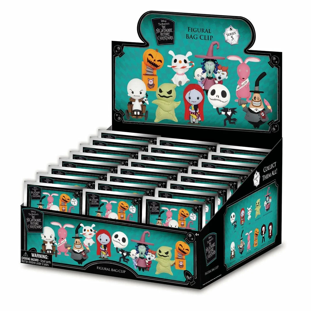 Monogram Nightmare Before Christmas Series 5 - Blind Bag Figural Clip Disney 3 Monogram Nightmare Before Christmas Series 5 - Blind Bag Figural Clip Disney