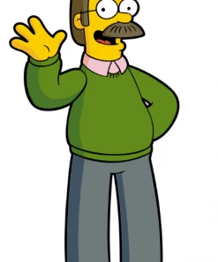 THE SIMPSONS NED FLANDERS - FiGPiN 7 THE SIMPSONS NED FLANDERS - FiGPiN