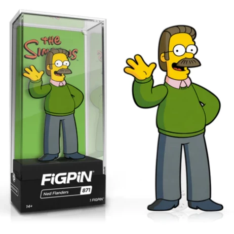 THE SIMPSONS NED FLANDERS - FiGPiN 1 THE SIMPSONS NED FLANDERS - FiGPiN