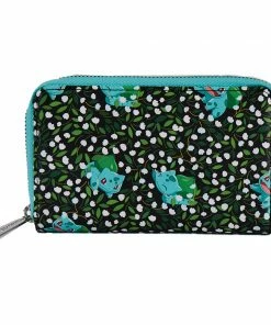 Loungefly Pokémon Bulbasaur AOP Zip Around Wallet