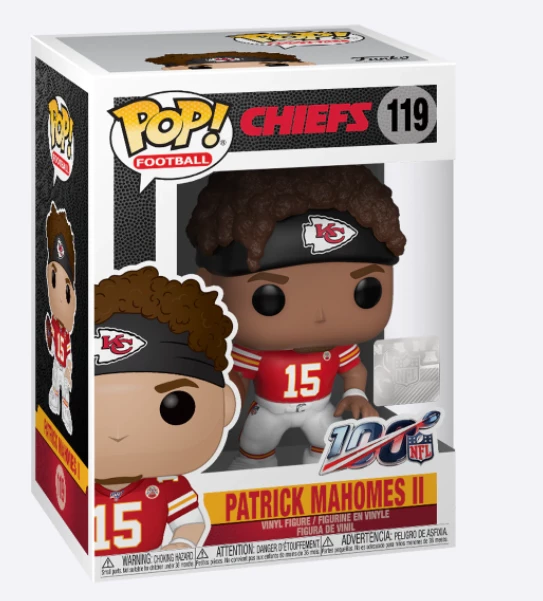 Funko PATRICK MAHOMES II (HOME JERSEY) - CHIEFS 2 Funko PATRICK MAHOMES II (HOME JERSEY) - CHIEFS