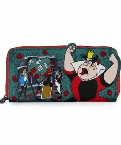 Loungefly Disney Villains Scene Series Queen Of Hearts Zip Around Wallet