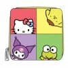 Loungefly Hello Kitty And Friends Color Block Zip Around Wallet