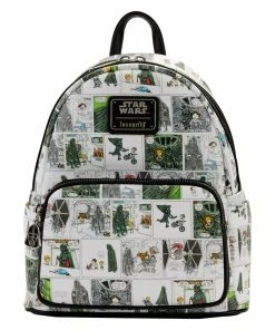 Loungefly Darth Vader Comic Strip Mini Backpack