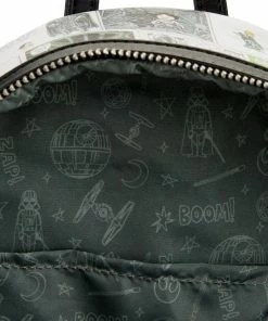 Loungefly Darth Vader Comic Strip Mini Backpack