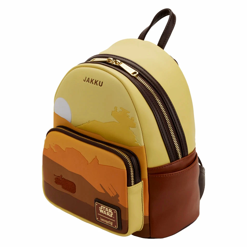 Loungefly Star Wars Lands Jakku Mini Backpack 2 Loungefly Star Wars Lands Jakku Mini Backpack
