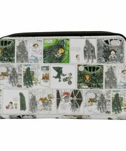 Loungefly Darth Vader Comic Strip Zip Around Wallet
