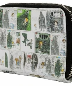 Loungefly Darth Vader Comic Strip Zip Around Wallet
