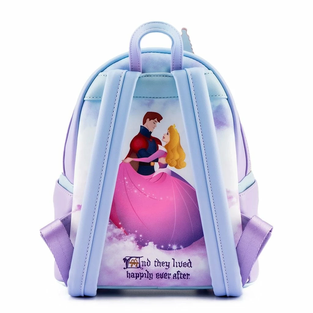 Loungefly Disney Princess Castle Series Sleeping Beauty Mini Backpack 4 Loungefly Disney Princess Castle Series Sleeping Beauty Mini Backpack