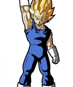 DRAGON BALL Z SUPER SAIYAN VEGETA - FiGPiN 7 DRAGON BALL Z SUPER SAIYAN VEGETA - FiGPiN