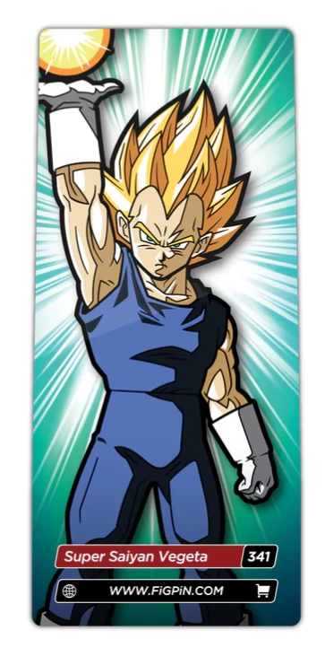 DRAGON BALL Z SUPER SAIYAN VEGETA - FiGPiN 2 DRAGON BALL Z SUPER SAIYAN VEGETA - FiGPiN