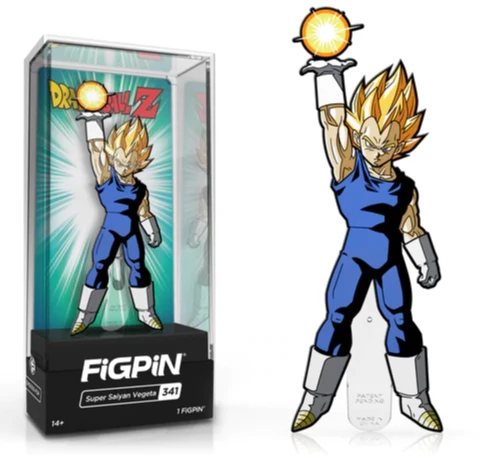 DRAGON BALL Z SUPER SAIYAN VEGETA - FiGPiN 1 DRAGON BALL Z SUPER SAIYAN VEGETA - FiGPiN