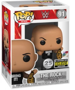 Pixie Pop Up WWE THE ROCK WITH CHAMPIONSHIP BELT - ENTERTAINMENT EARTH EXCLUSIVE