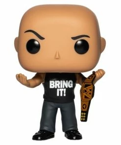 Pixie Pop Up WWE THE ROCK WITH CHAMPIONSHIP BELT - ENTERTAINMENT EARTH EXCLUSIVE
