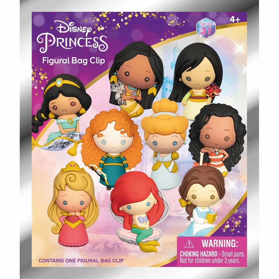Monogram Disney Ultimate Princess Celebration Blind Bag Figural Bag Clip 1 Monogram Disney Ultimate Princess Celebration Blind Bag Figural Bag Clip