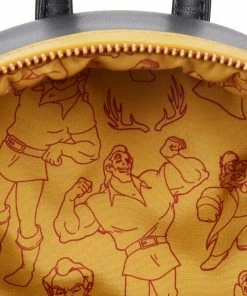 Loungefly Disney Beauty And The Beast Gaston Villains Scene Mini Backpack