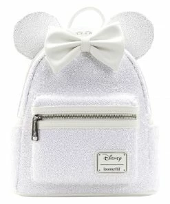 Loungefly Disney Minnie Sequin Wedding Mini Backpack