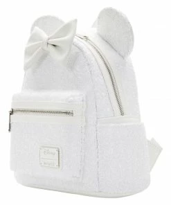 Loungefly Disney Minnie Sequin Wedding Mini Backpack