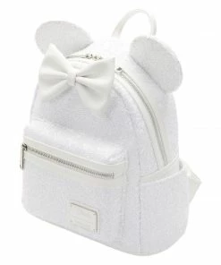 Loungefly Disney Minnie Sequin Wedding Mini Backpack