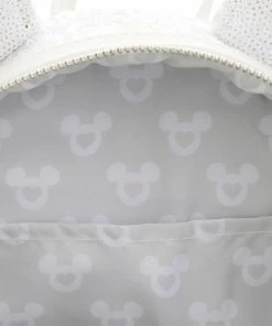 Loungefly Disney Minnie Sequin Wedding Mini Backpack