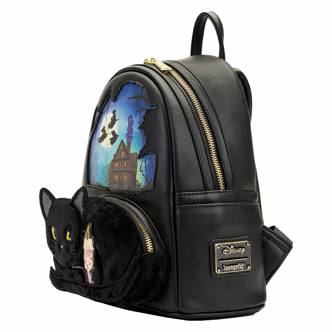 Loungefly Disney Hocus Pocus Binx Pocket Mini Backpack 2 Loungefly Disney Hocus Pocus Binx Pocket Mini Backpack